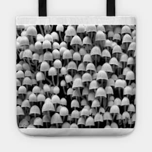 Mushies in Black and White Tote