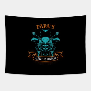 Papa's Biker Gang Father's Day Tapestry