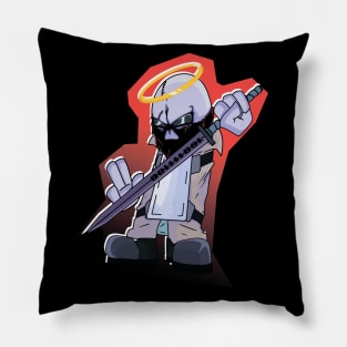 fnf madness combat jebus graffiti Pillow