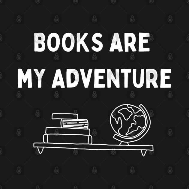 Books are my adventure by Patterns-Hub