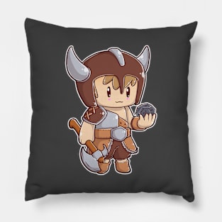 Chibi Barbarian Pillow