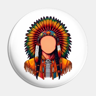 American native Pin