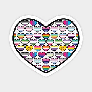 Pride hearts [heart] Magnet