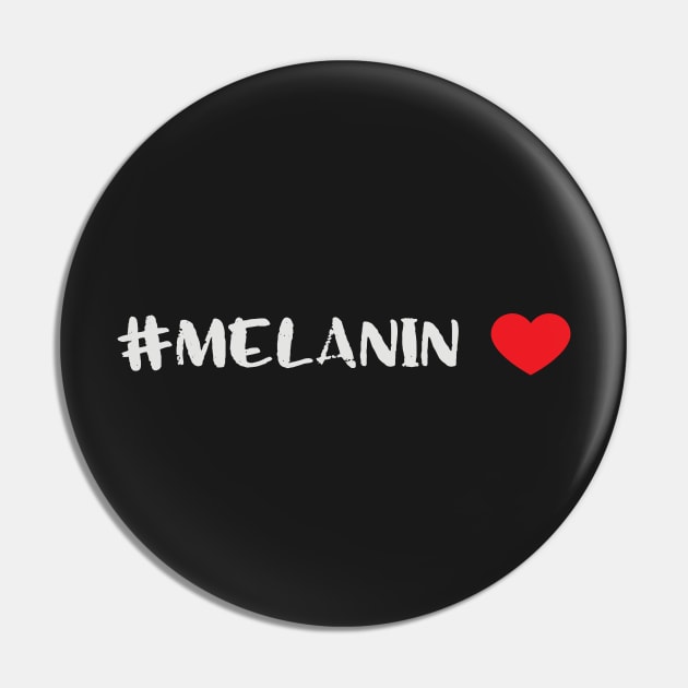 #Melanin Love Black Pride Pin by 99sunvibes