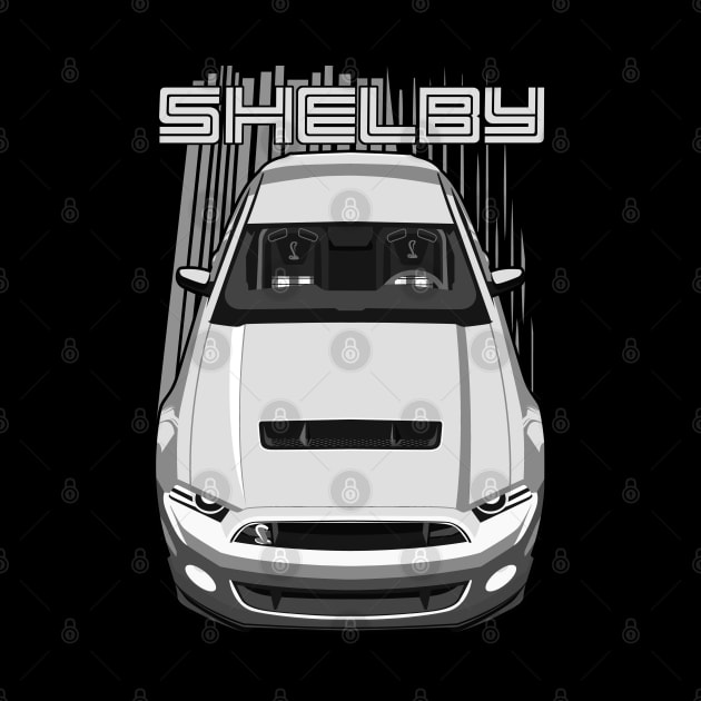 Shelby GT500 S197 - White/Silver by V8social