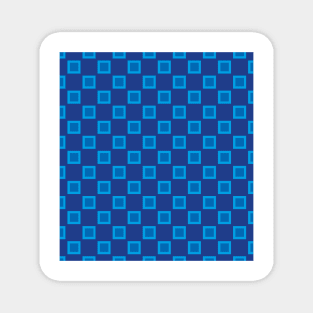 Squares pattern for decoration or protective mask Magnet