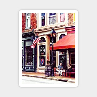 Fredericksburg VA - Outdoor Cafe Magnet