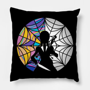 Stained Glass Wednesday Pillow