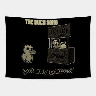 the duck song// black white design T-Shirt Tapestry