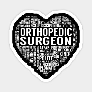 Orthopedic Surgeon Heart Magnet