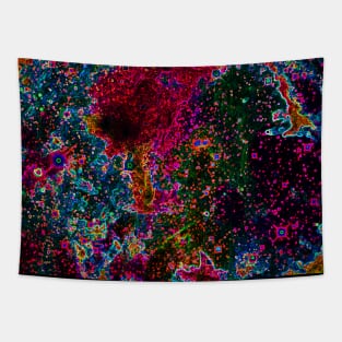 Black Panther Art - Glowing Edges 439 Tapestry