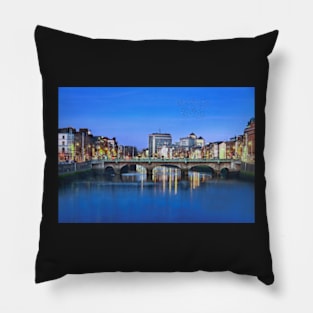 Dublin City Sunrise Pillow