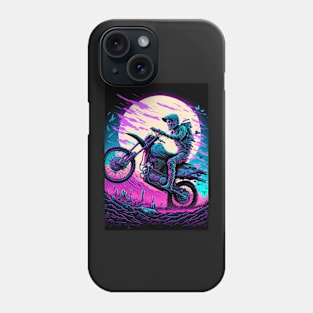 Skeleton Riding motorbike Cyber Future Style Phone Case