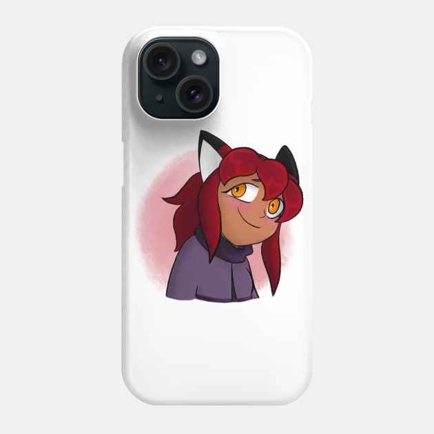 Rubi Blush Phone Case by Firestorm Fox