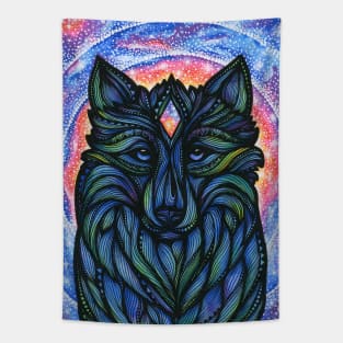 Galactic Wolf Tapestry