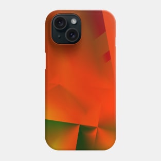 red marron orange abstract texture Phone Case