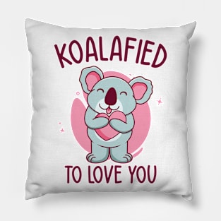 Valentine's Day Koala Love Wildlife Koala Lover Pillow