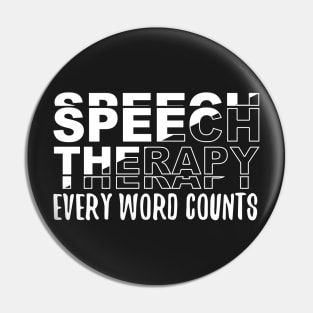 Speech Therapy Gifts For SLP Pin