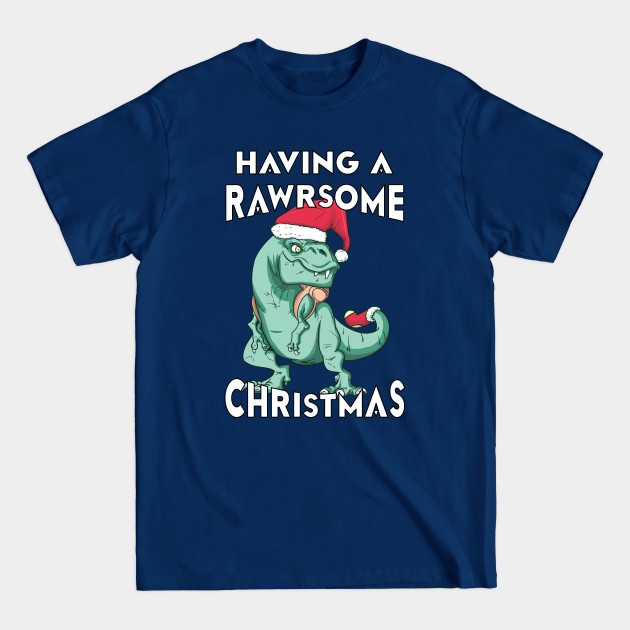 Disover Christmas T Rex rawrsome dinosaur - Christmas T Rex - T-Shirt