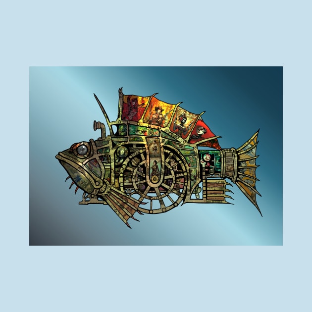 Steampunk Fish #1 by BLZBob