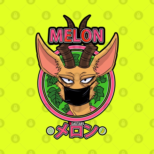 BEASTARS ! MELON MASK T-SHIRT by Angsty-angst