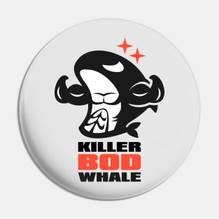 Killer Bod Whale Pin