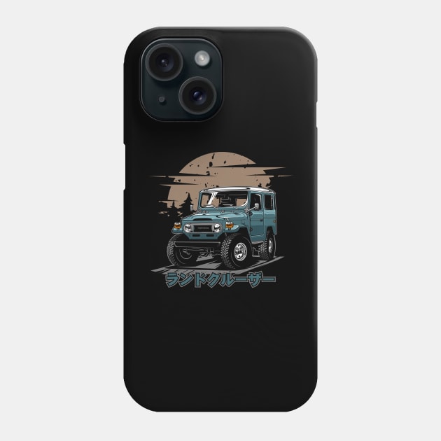 Toyota Land Cruiser FJ40 Phone Case by idrdesign