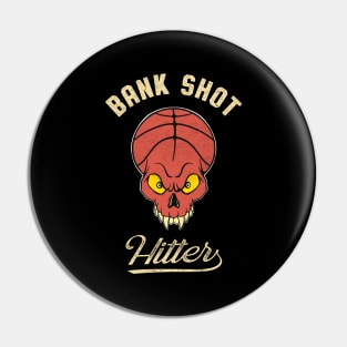 Basketball Player Bank Shot Hitter Bball Pin