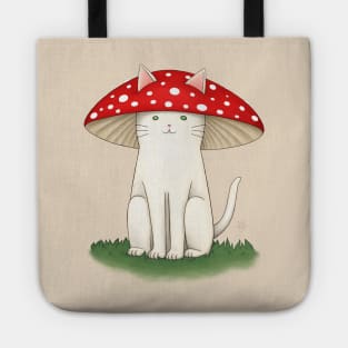 Mushroom-Cat Tote