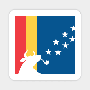 Bull Durham Flag Magnet