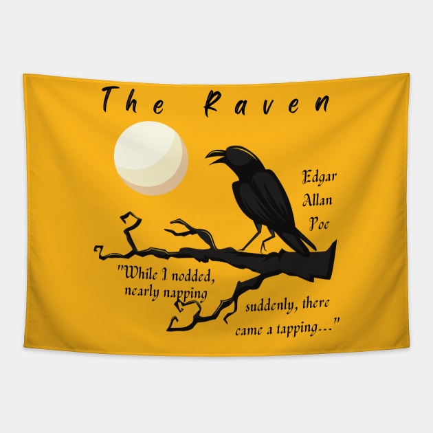 The Raven of Edgar Allan Poe Tapestry by Kidrock96