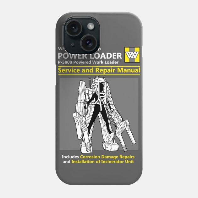 Power Loader Service and Repair Manual Phone Case by adho1982