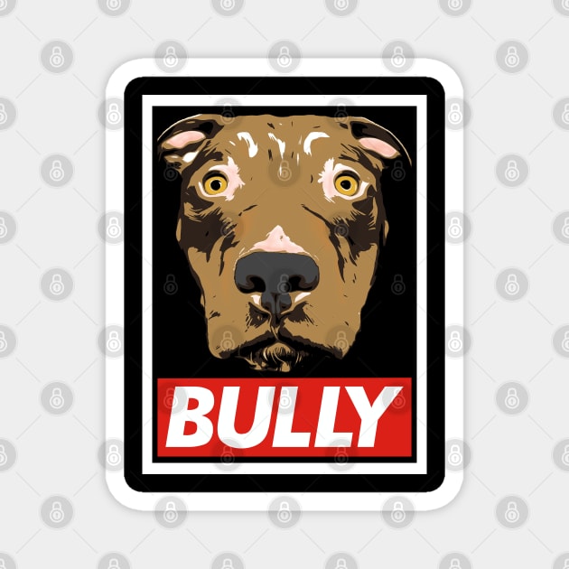 American Bully Hope Poster Magnet by SmithyJ88