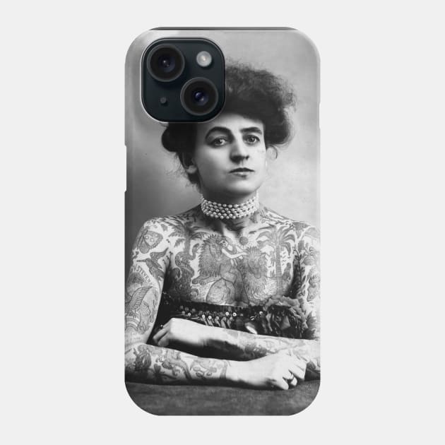 Tattoo Artist Maud Wagner Phone Case by Anthony88