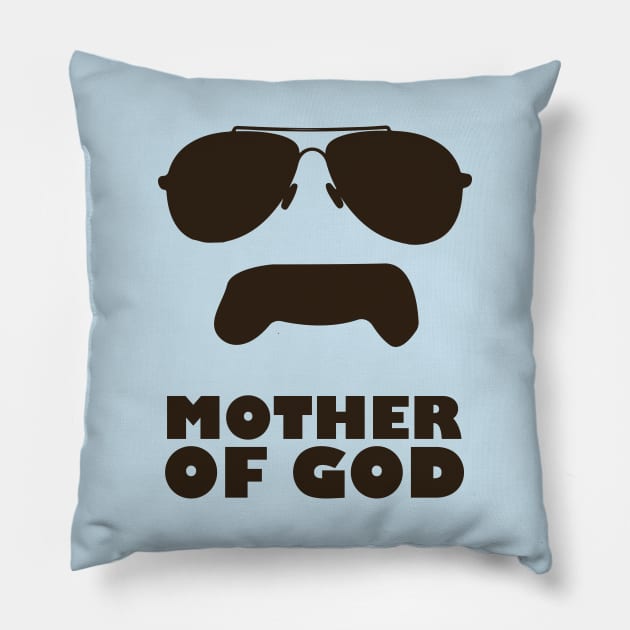 Mother Of God Pillow by Pixel Paragon