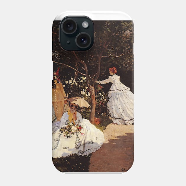 Claude Monet - Women in the Garden - Exhibition Poster Poster Phone Case by studiofrivolo