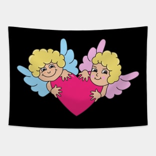 Valentine's Day Cupid Tapestry