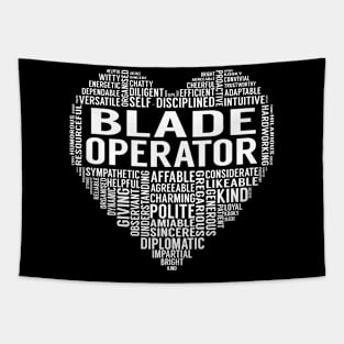 Blade Operator Heart Tapestry