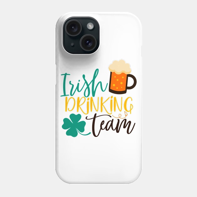 Irish Drinking Team Phone Case by Coral Graphics