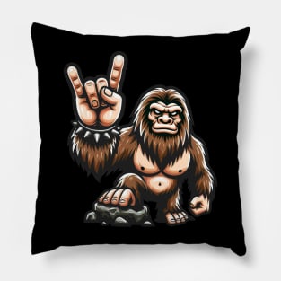 Rock On Bigfoot Pillow