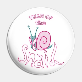 Year of the Snail Pin