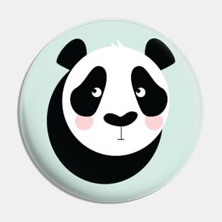 Serious Panda Pin