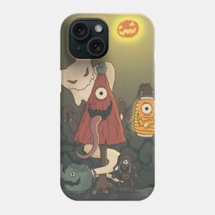 Japanese Yokai Tsukomogami Halloween Party Phone Case