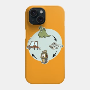 Recyclosaurus Phone Case