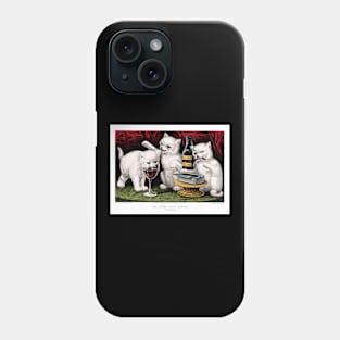 Three Jolly Kittens Phone Case