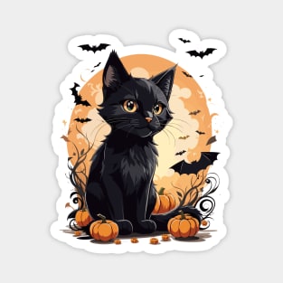 Halloween kitty Magnet