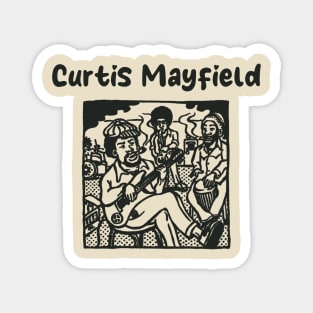 curtis ll reggae jaming Magnet