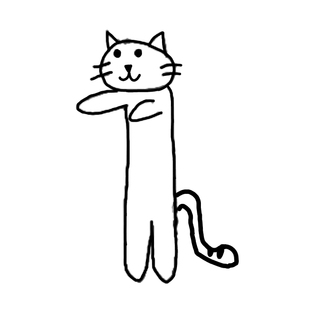 Long Catto Doodle by BadDoodler