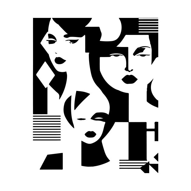 women faces by lkn