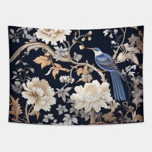 Coastal Chinoiserie Tapestry